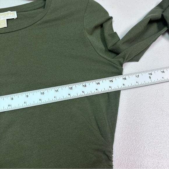 Michael KORS Women’s Olive Green Long Sleeve Dress Size XS - Picture 7 of 7